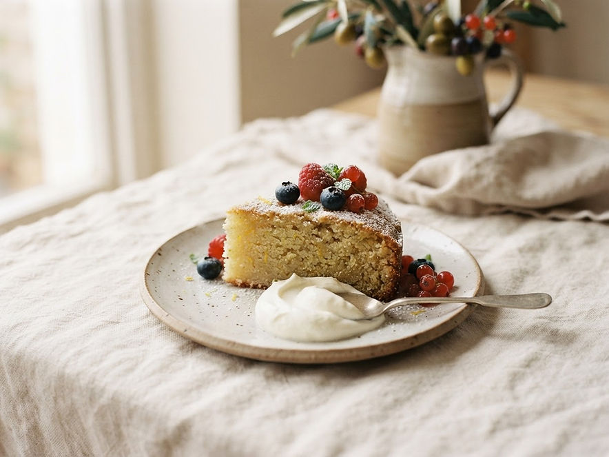 Olive oil and citrus cake