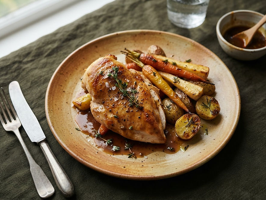 Roasted chicken